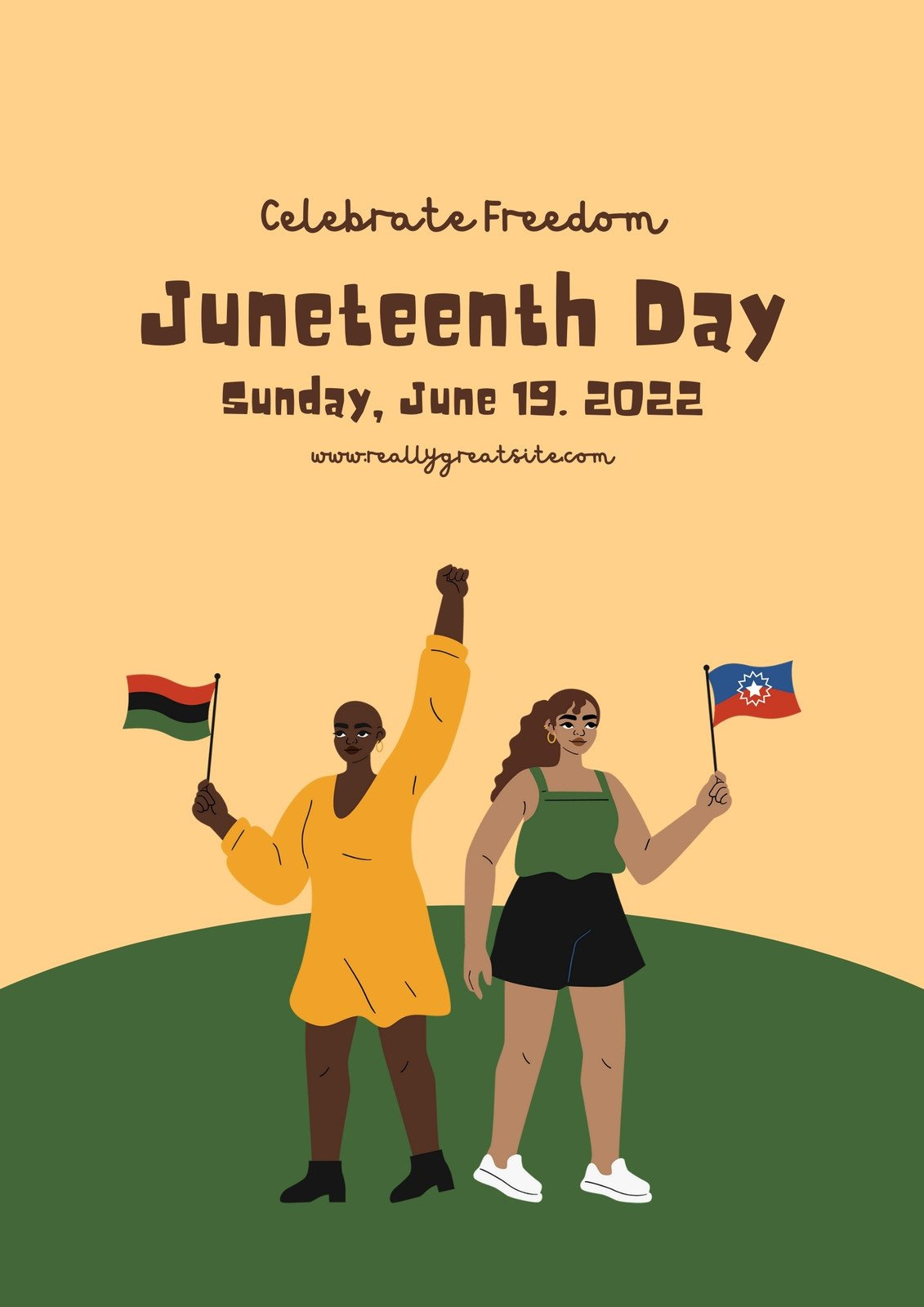 Free And Customizable Juneteenth Templates regarding Juneteenth Flyer Printable