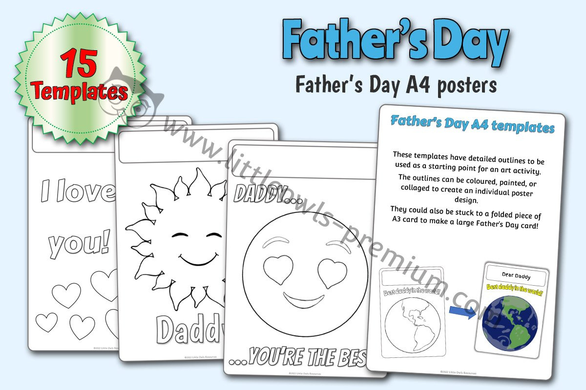 Free And Premium &amp;#039;Father&amp;#039;S Day&amp;#039; Early Years (Eyfs) Editable pertaining to Father&amp;amp;#039;s Day Cards Eyfs Printable