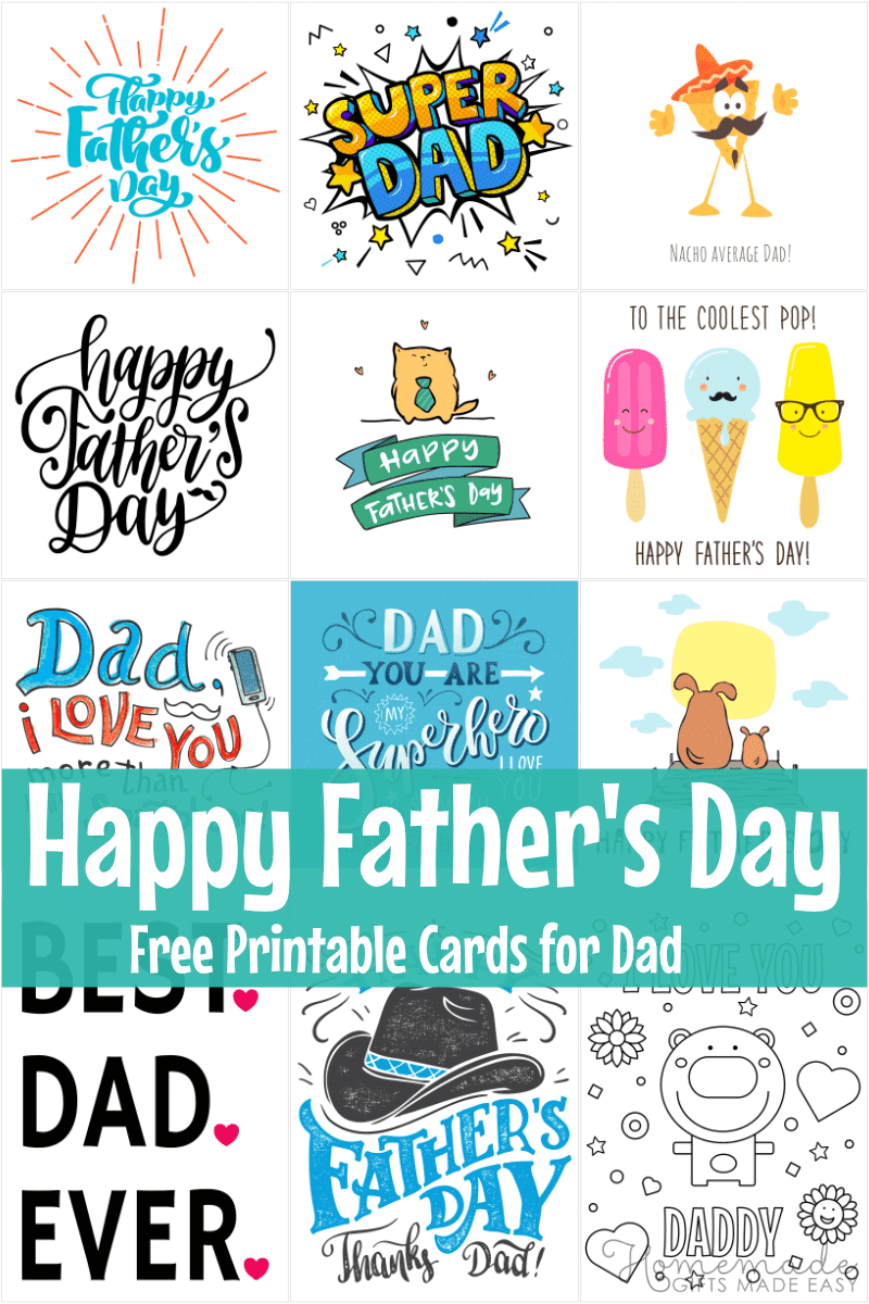 Free Printable Father&amp;#039;S Day Cards 2025 inside Cute Father&amp;#039;S Day Cards