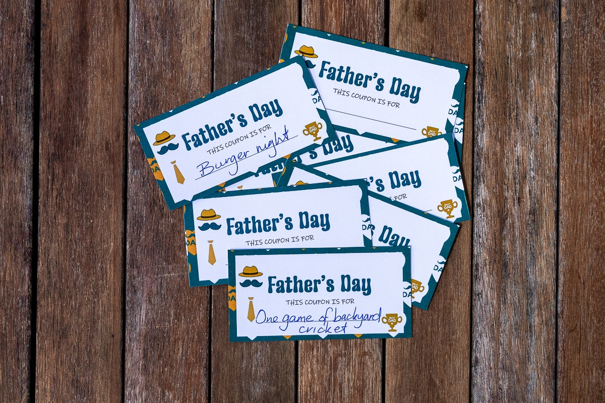 Free Printable Father&amp;#039;S Day Coupons - The Perfect Gift For Dad in Printable Father&amp;#039;S Day Coupons