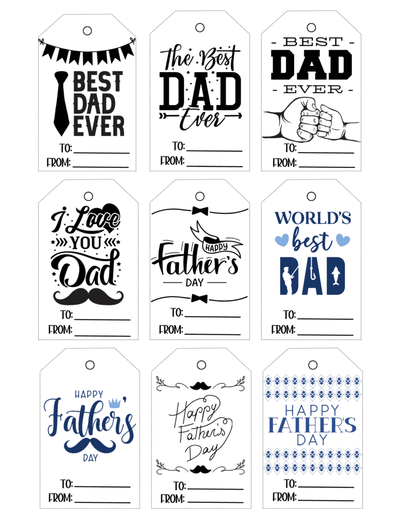 Free Printable Father&amp;#039;S Day Gift Tags - Prudent Penny Pincher for Free Printable Father&amp;amp;#039;s Day Beer Labels