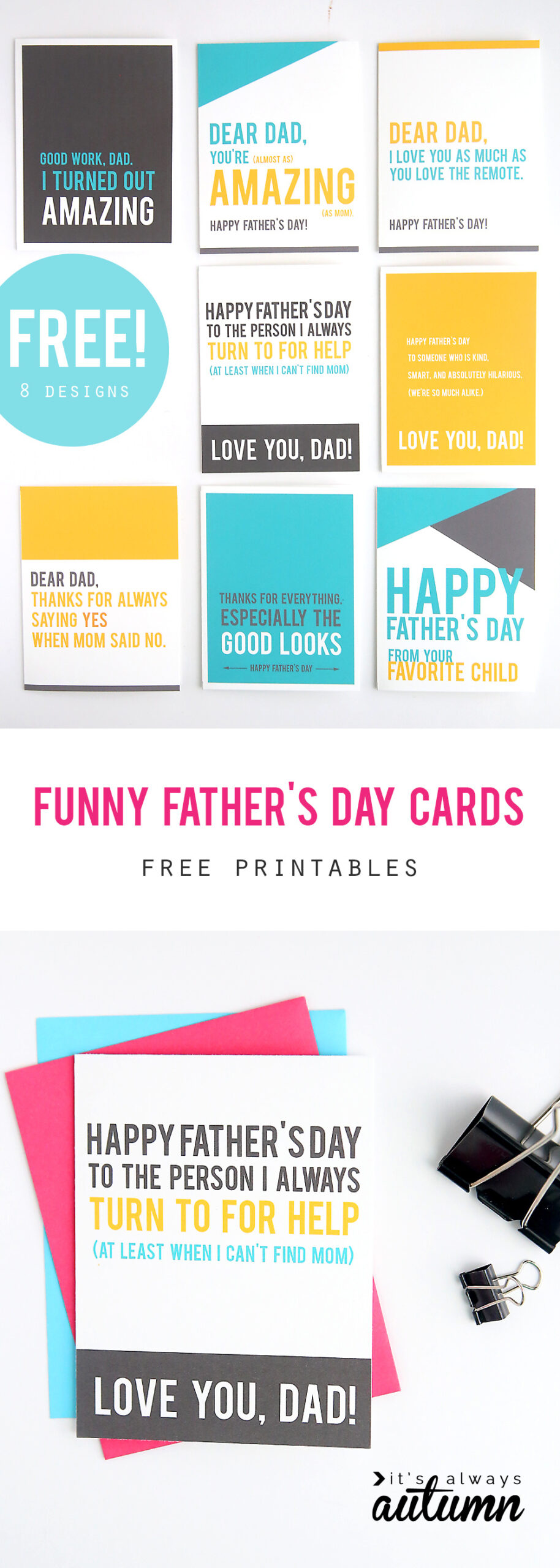 Funny Father&amp;#039;S Day Cards You Can Print At Home - It&amp;#039;S Always Autumn for Funny Father&amp;amp;#039;s Day Card Printable
