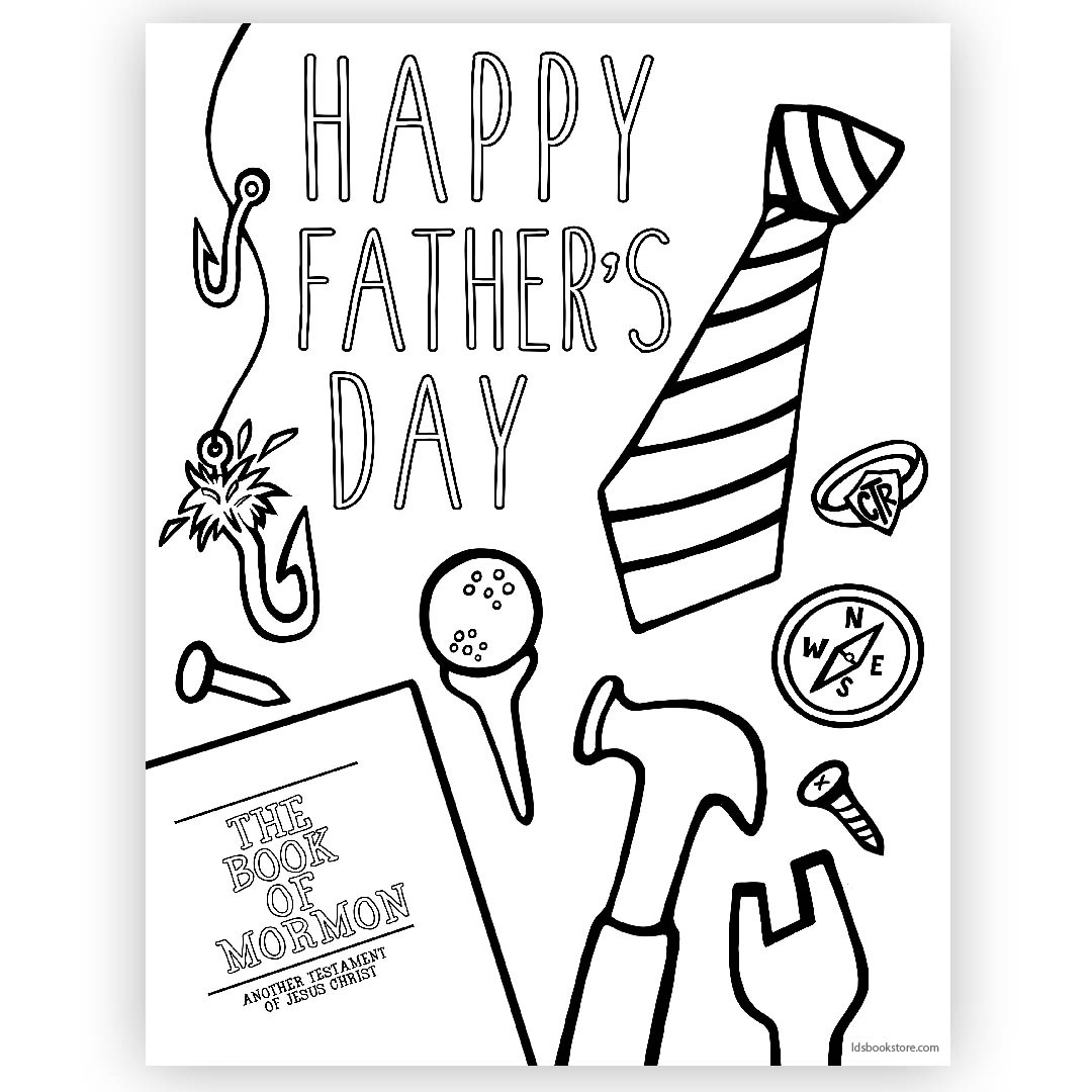 Happy Father&#039;S Day Coloring Page - Printable with Printable Coloring Father&#039;S Day Cards