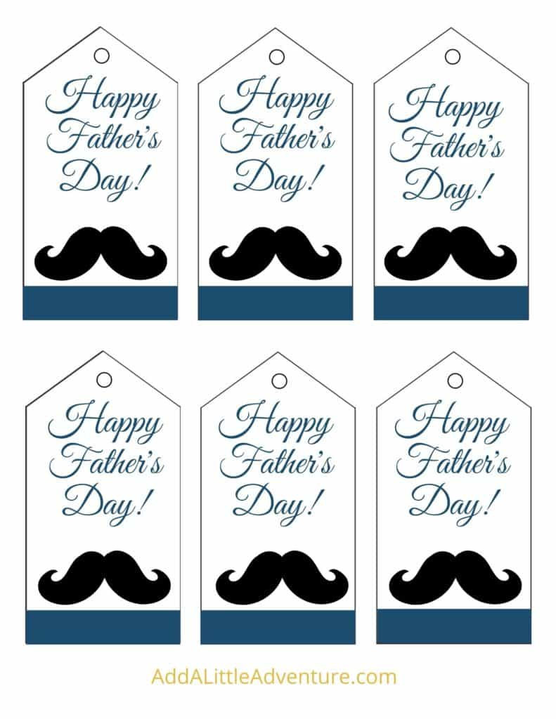 Happy Fathers Day Tags Clearance within Happy Father&amp;#039;S Day Label Printable