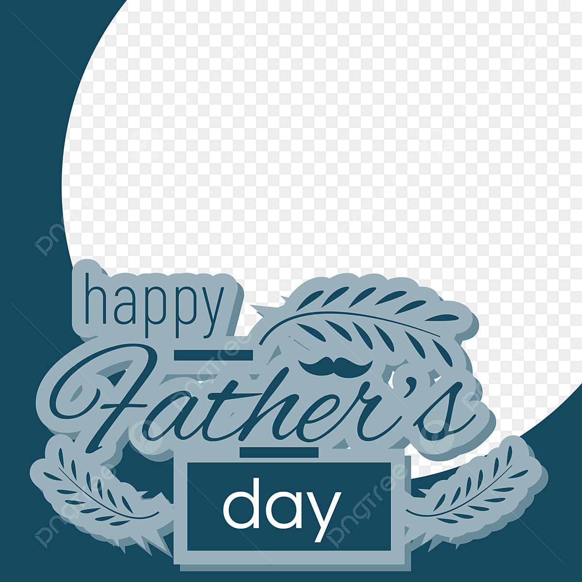 Happy Fathers Day Vector Design Images, Template Frame Happy with regard to Happy Father&amp;amp;#039;s Day Printable