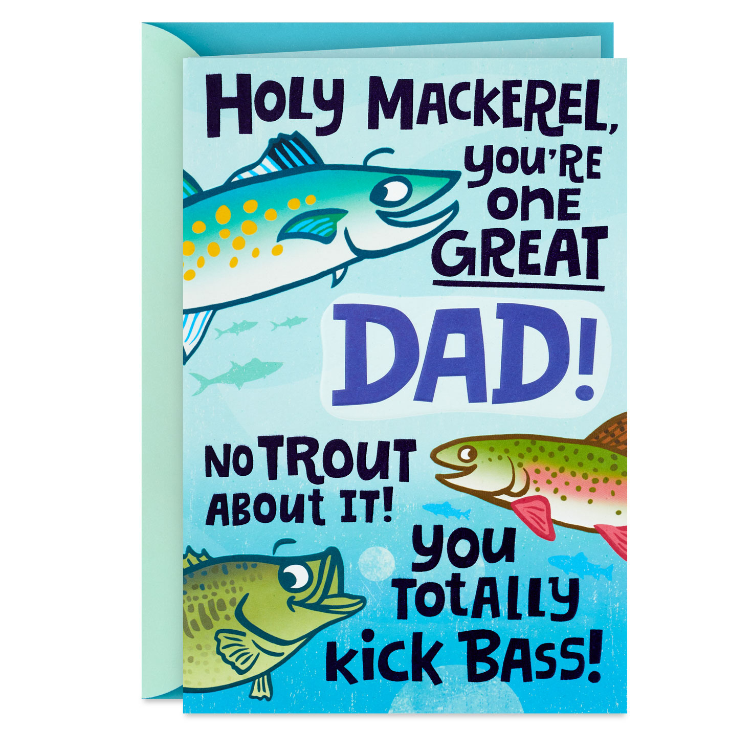 Holy Mackerel Fishing Funny Birthday Card For Dad - Greeting Cards in Free Printable Fishing Father&amp;amp;#039;s Day Cards