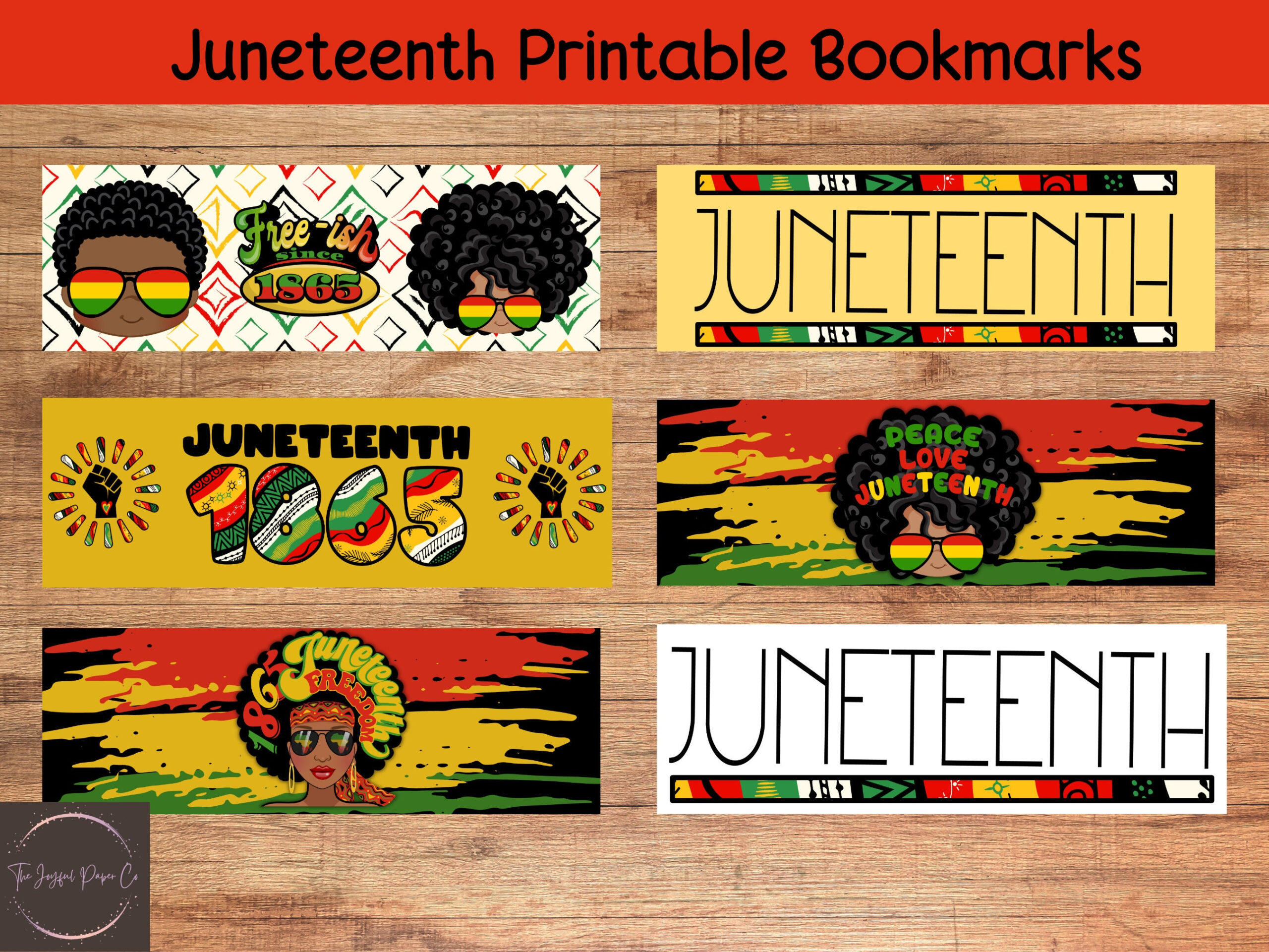 Juneteenth Printable Bookmarks Ii, Juneteenth Pattern Bookmarks with regard to Juneteenth Bookmarks Printable