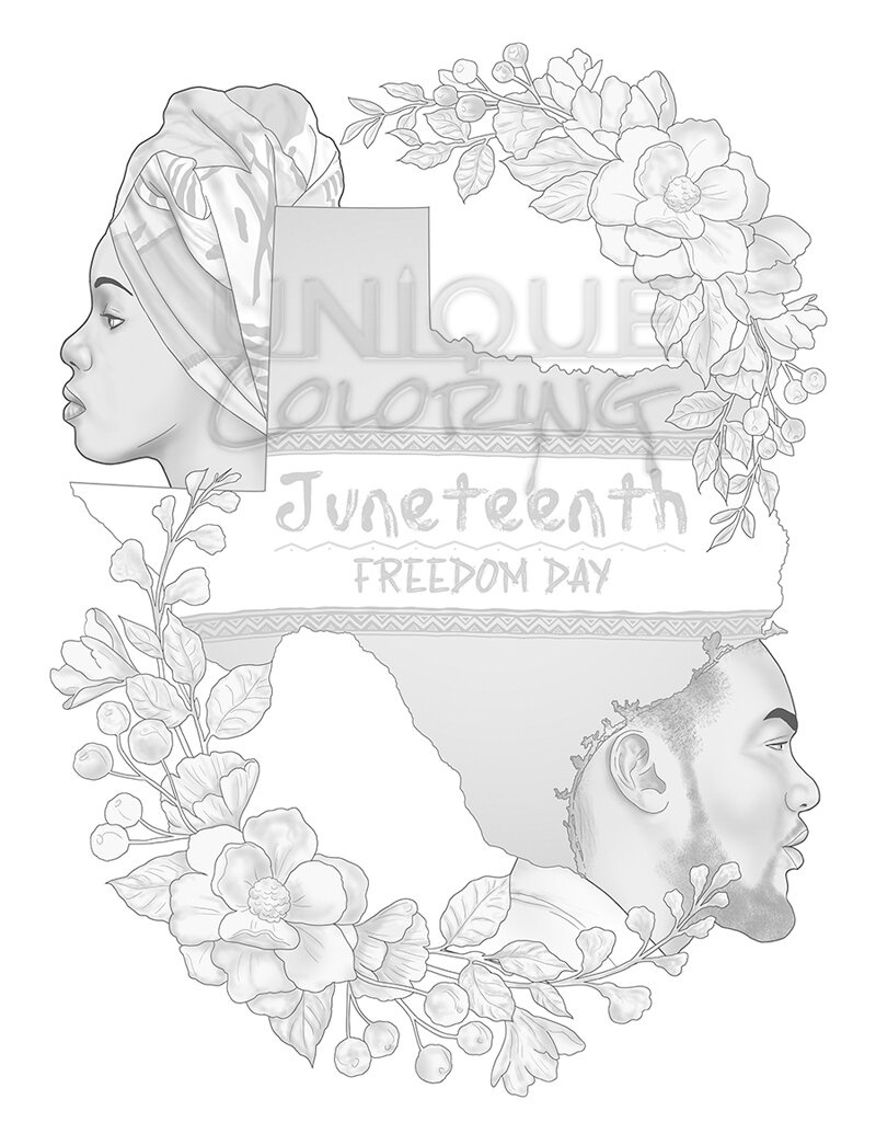 Juneteenth — Unique Coloring for Free Printable Coloring Juneteenth Coloring Pages