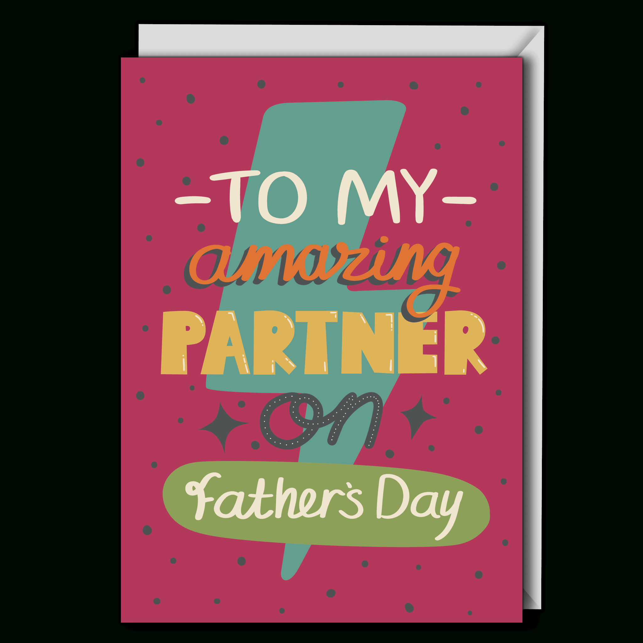 Personalised Cards And Gifts Online Father&amp;#039;S Day Card Amazing Partner with Printable Father&amp;amp;#039;s Day Card to Husband