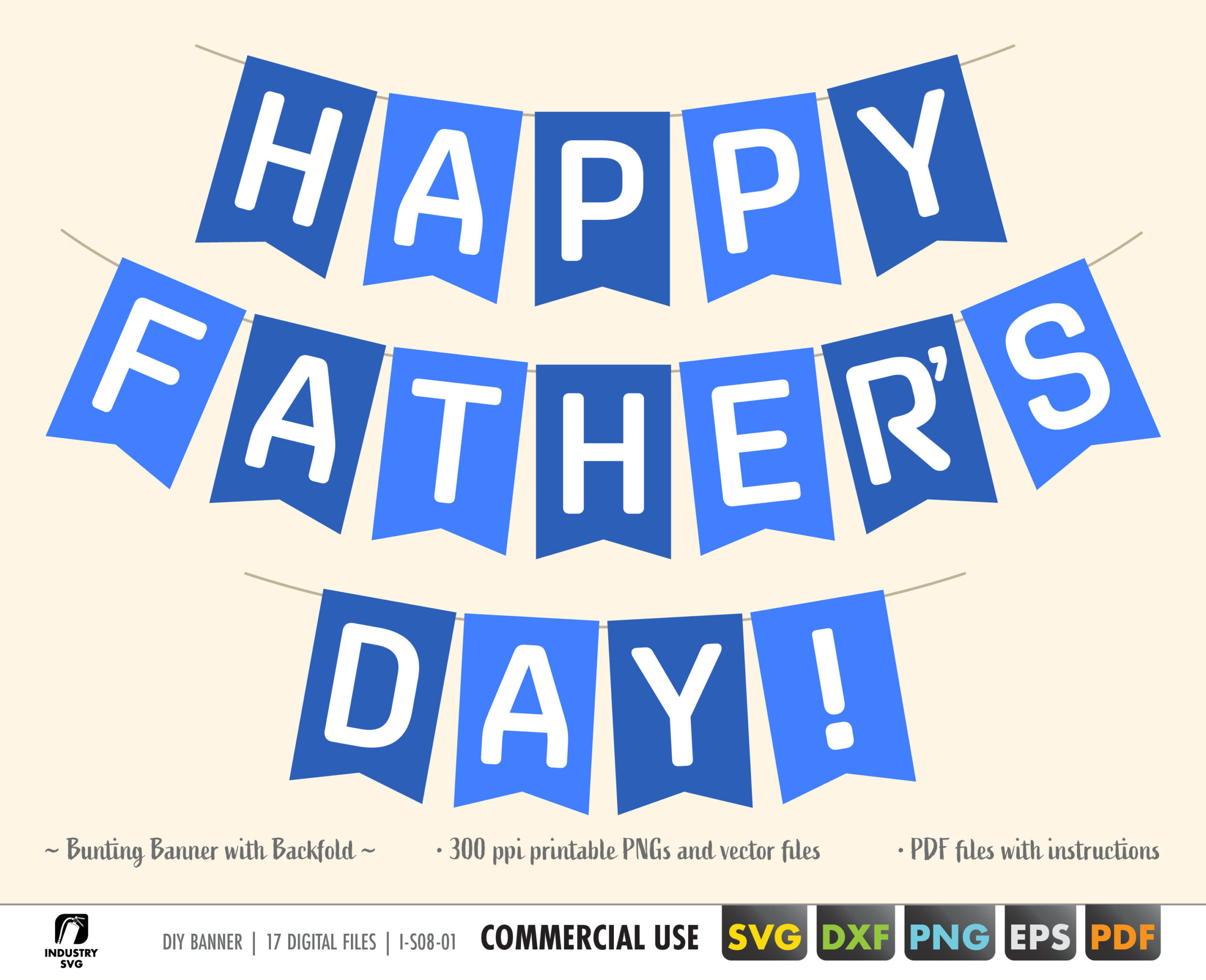 Printable Father&amp;#039;S Day Banner Pdf, Happy Father&amp;#039;S Day Banner intended for Free Printable Happy Father&amp;amp;#039;s Day Signs