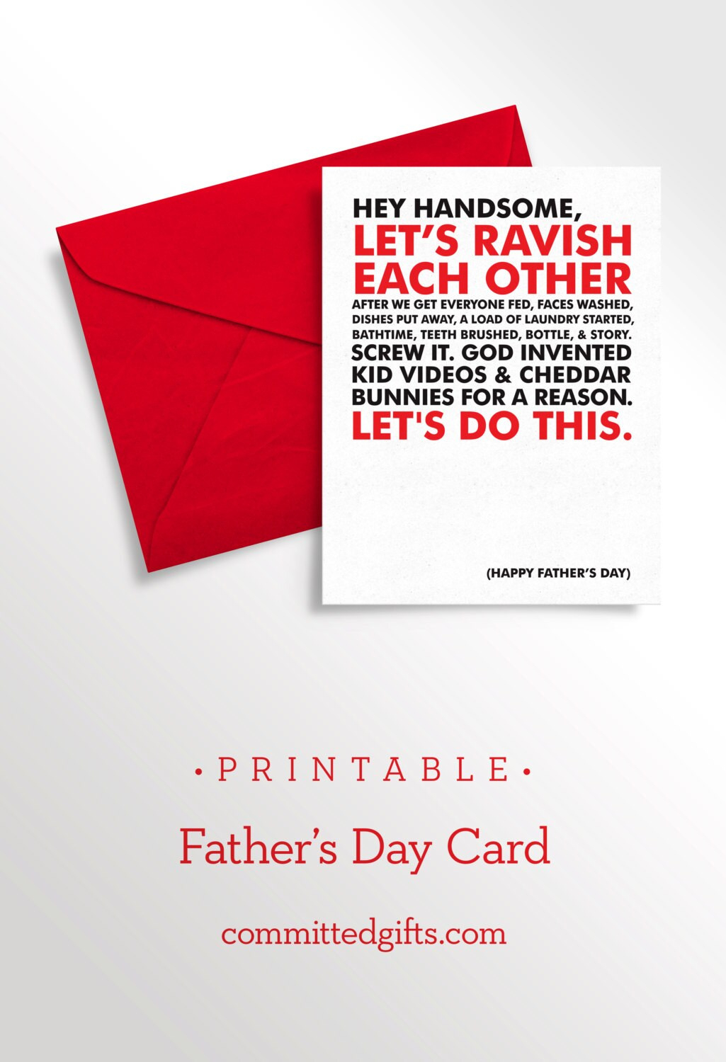 Printable Father&amp;#039;S Day Card For Husband | Card For Him | Naughty Funny Love Note To Husband | Card For Dad | Digital Download inside Happy Father&amp;amp;#039;s Day Husband Printable Cards