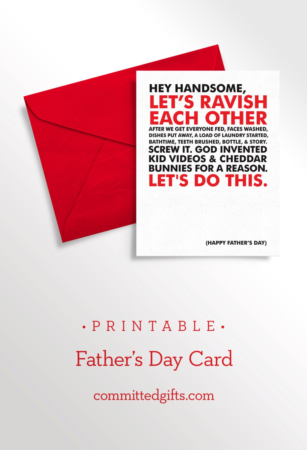 Printable Father&amp;#039;S Day Card For Husband | Card For Him | Naughty Funny Love Note To Husband | Card For Dad | Digital Download inside Happy Father&amp;#039;S Day To My Husband Printable Card