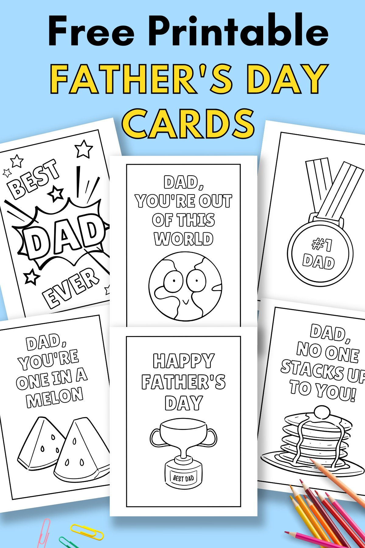 Printable Father&amp;#039;S Day Cards To Colour — Gathering Beauty with Father&amp;amp;#039;s Day Printable Free