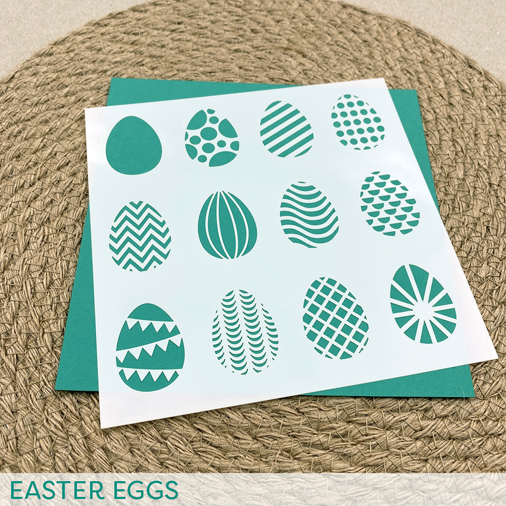 Stencil: Easter Eggs within How to Stencil Easter Eggs