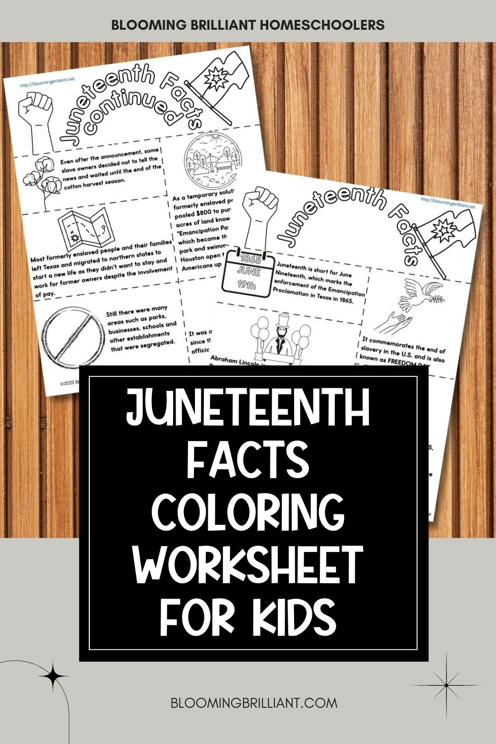 Teach Kids About Juneteenth With This Fun Facts Coloring Worksheet inside Juneteenth Facts For Kids Printable