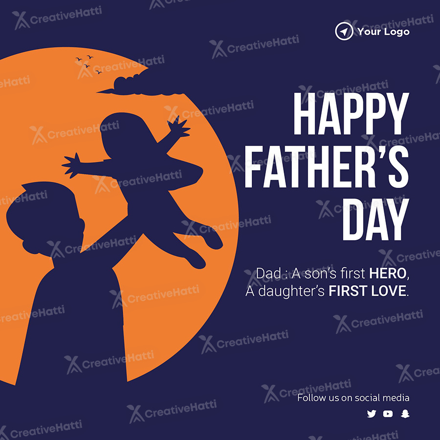 Template Banner Of The Happy Father&amp;#039;S Day in Father&amp;#039;S Day Printable Banner