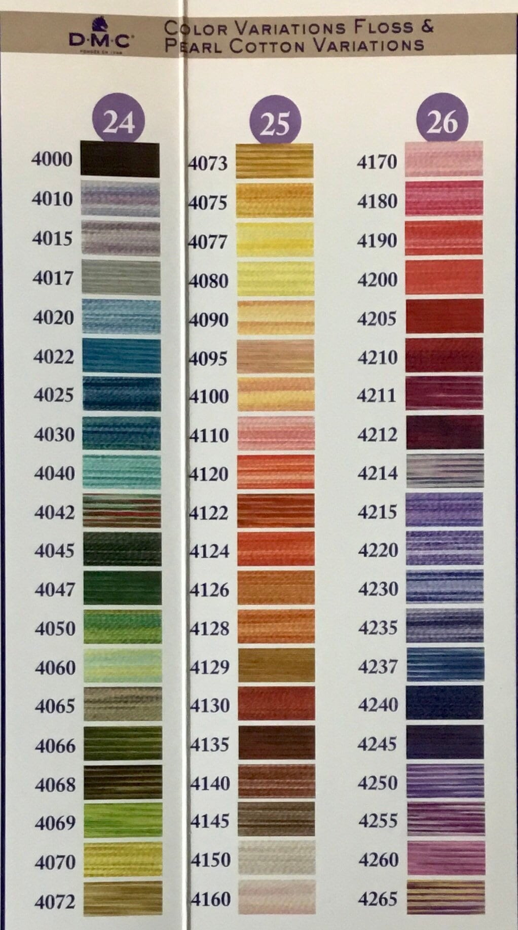 Dmc Color Variations Cotton Embroidery Floss - Etsy Österreich in DMC Variations Color Chart