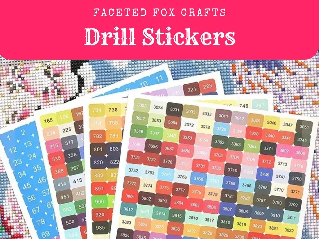 Dmc Sortedcolors - Etsy for Dmc Color Chart Stickers
