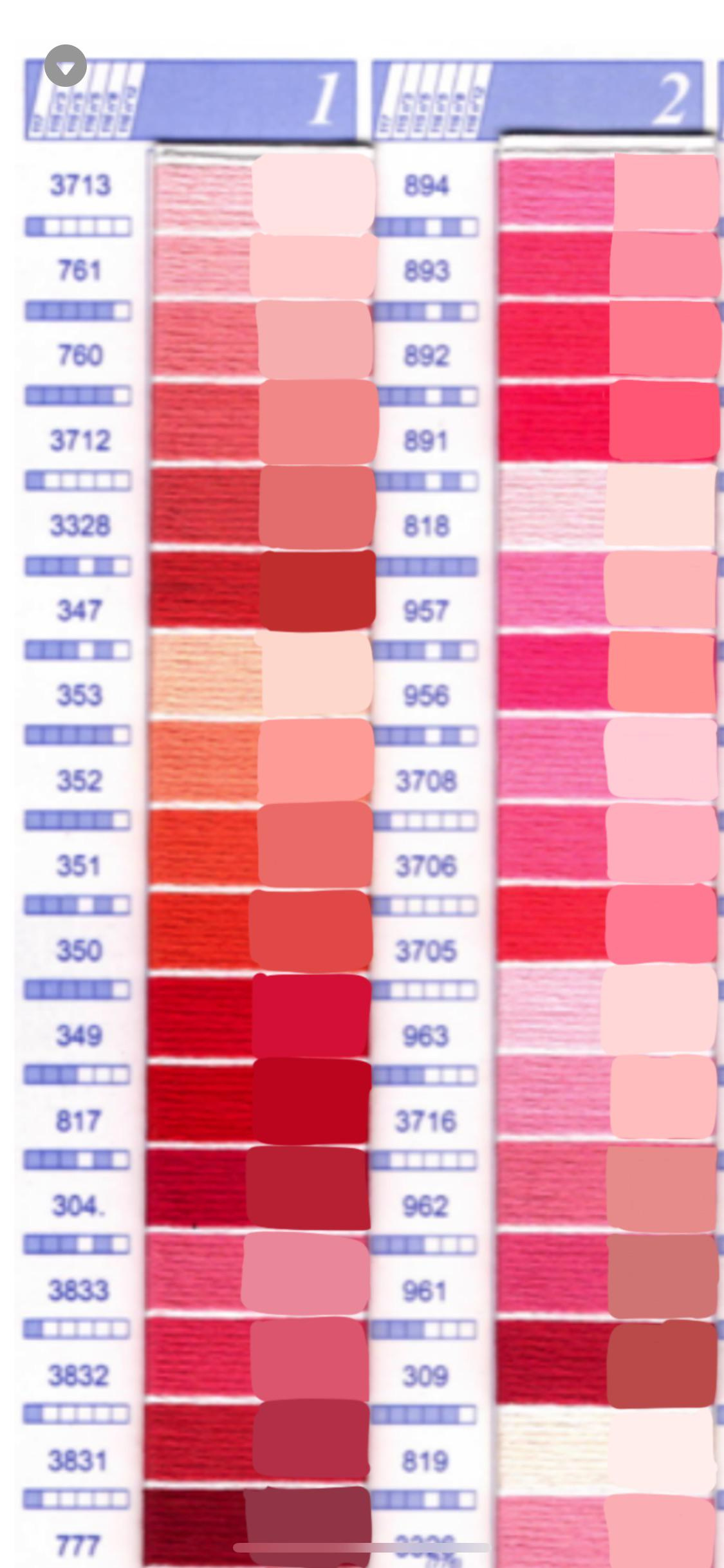 I Tried Comparing Suggested Rgb Values To Dmc Threads. The Colors regarding Dmc Color Chart Comparison