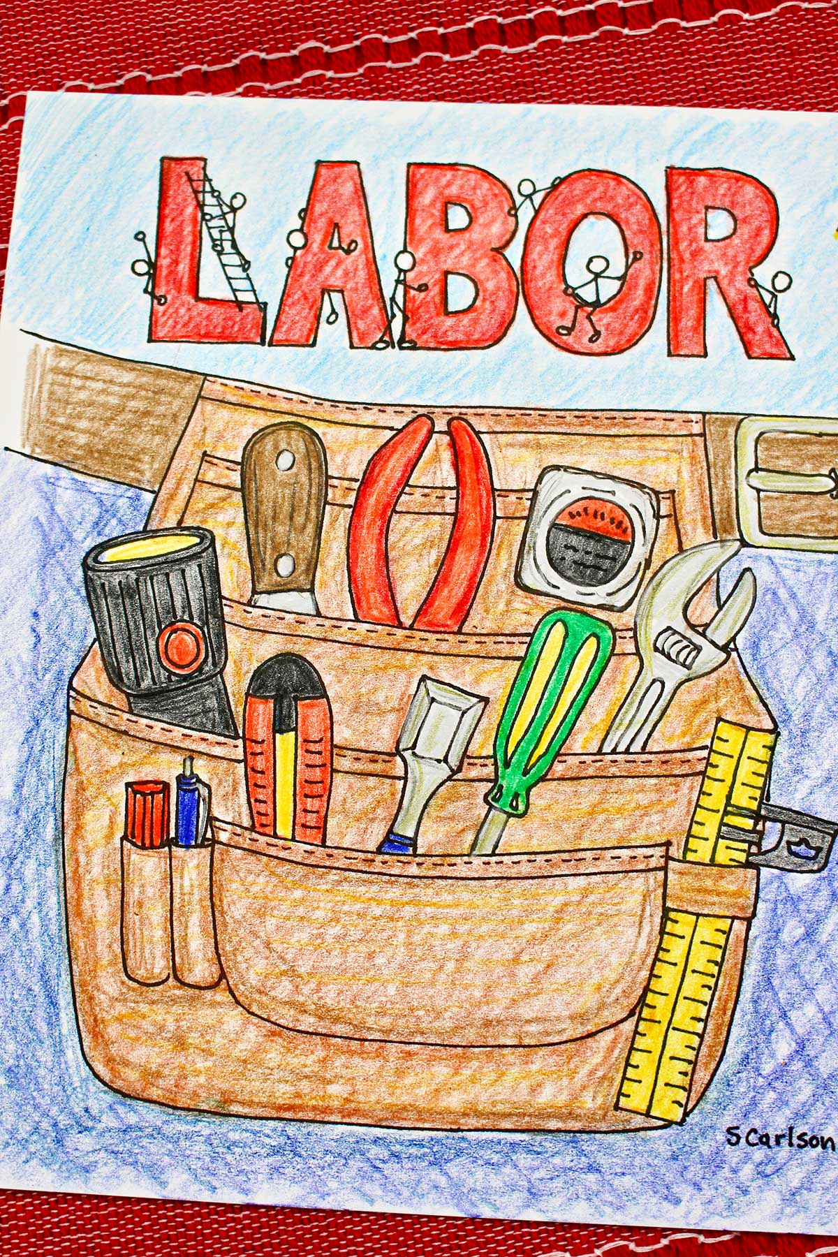 Free Printable Labor Day Coloring Page | Welcome To Nana&amp;#039;S within Free Printable Graphic Of Happy Labor Day