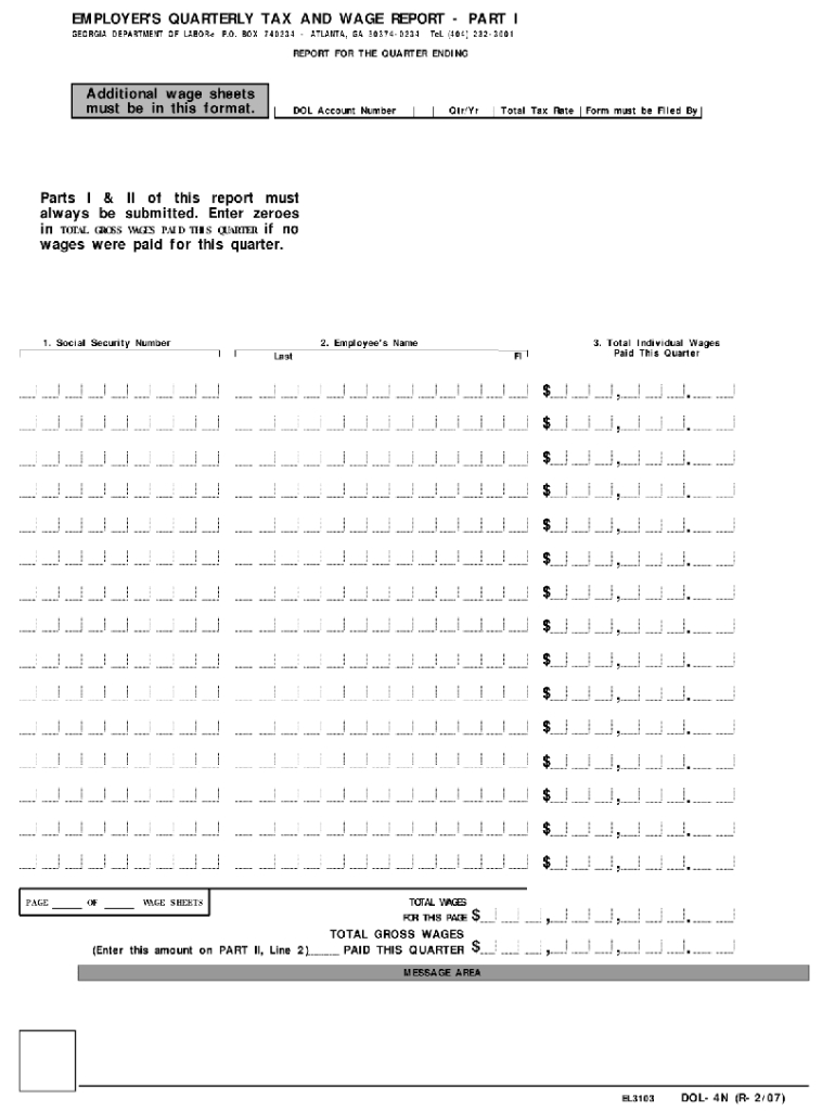 Ga Dol 4N Form Pdf: Fill Out &amp;amp; Sign Online | Dochub with Georgia Department Of Labor Free Printable