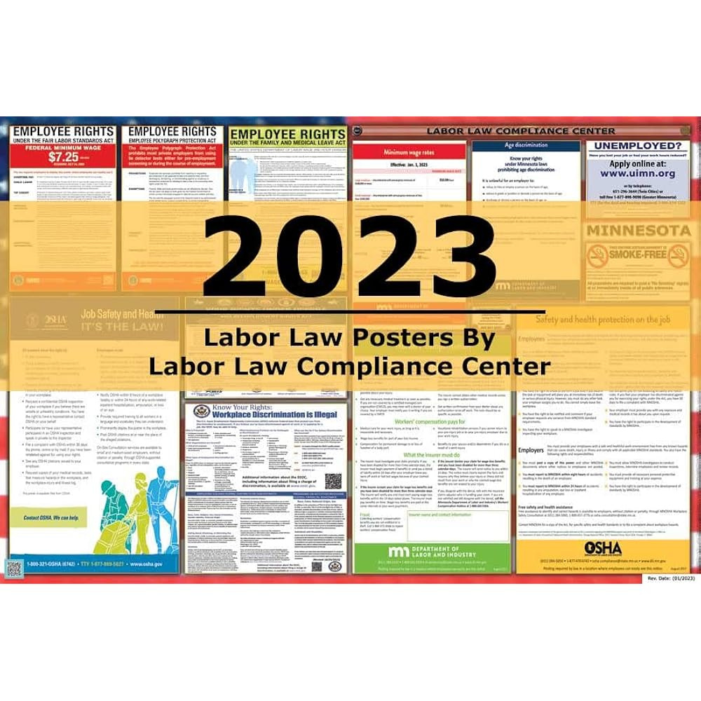 Labor Law Poster Texas 2025 Federal Labor Law Posters 2025 throughout Printable Labor Law Posters Free