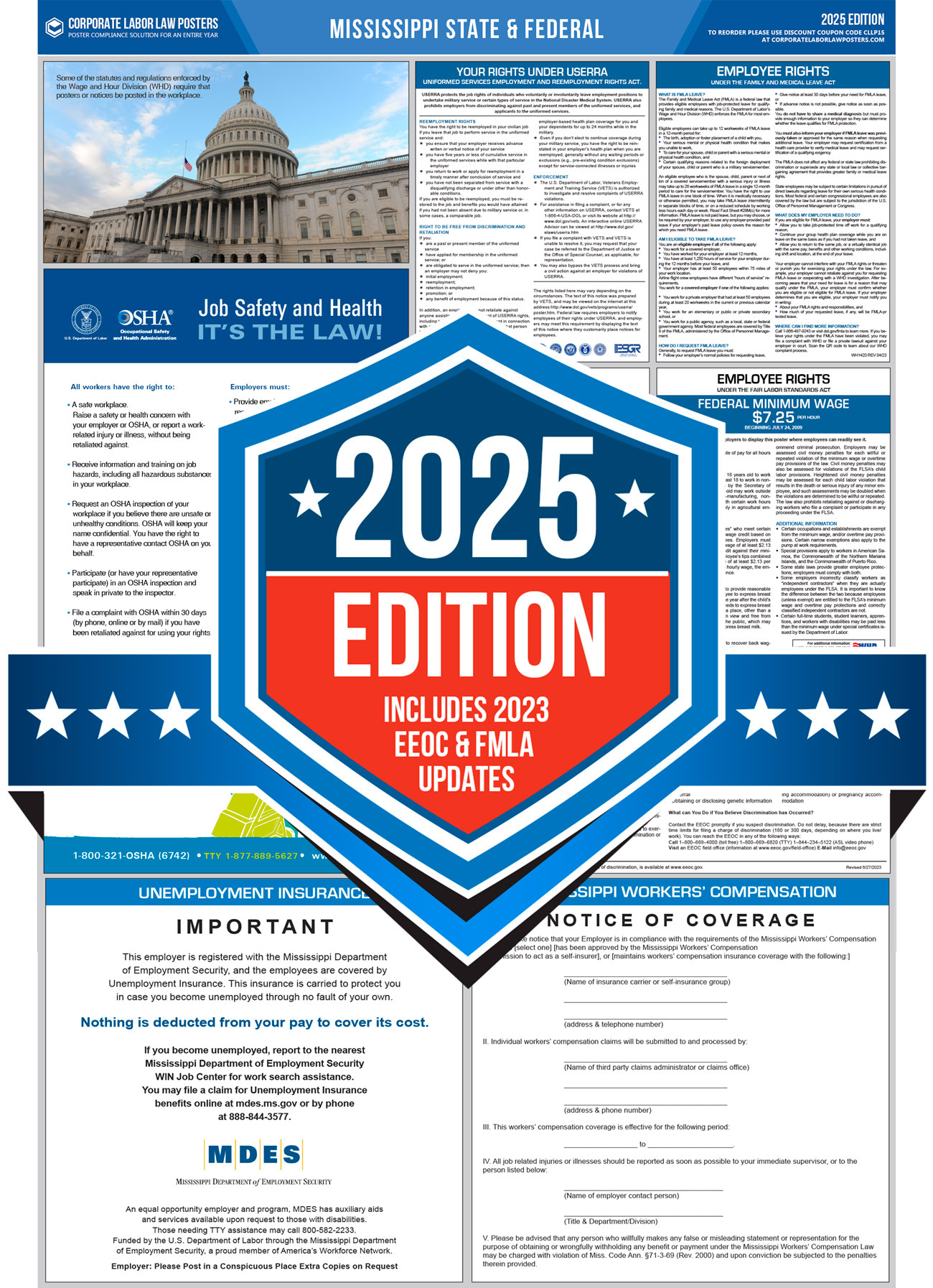 Labor Law Poster Texas 2025 Federal Labor Law Posters 2025 within Free Printable Labor Law Posters 2025
