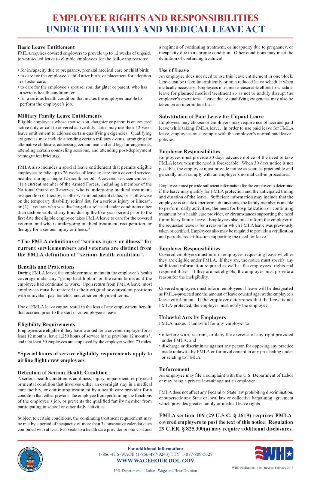 New Fmla Forms: Legal Blogs And Updates inside Us Department Of Labor Fmla Printable Form