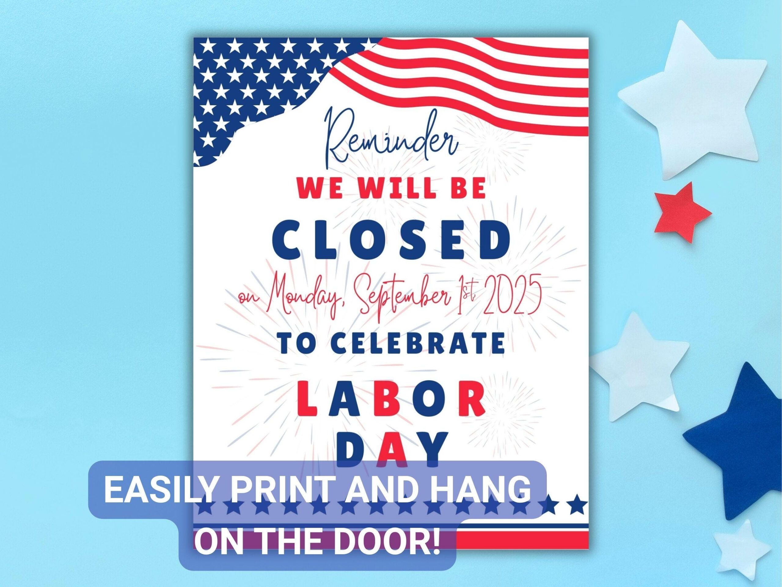 Printable Closed For Labor Day Sign, Labor Day 2025, Closed Sign regarding Printable Labor Day Closed Sign 2025