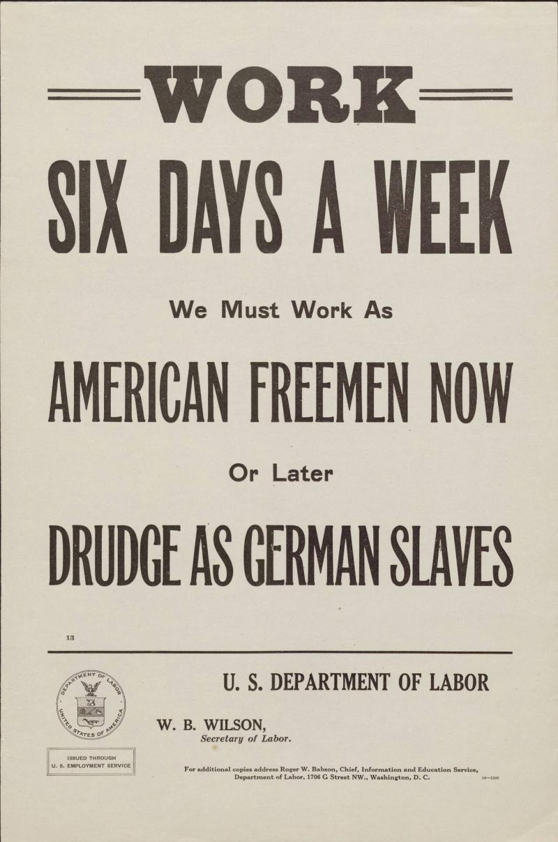 U.s. Labor Department Wwi Posters | Nc Dncr in Department Of Labor Posters Printable