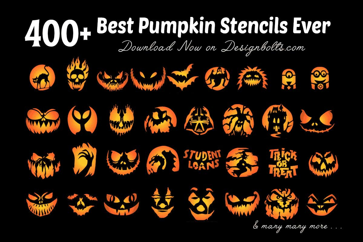 10 Free Scary Pumpkin Carving Stencils 2024 - Designbolts with regard to Free Printable Halloween Pumpkin Stencils