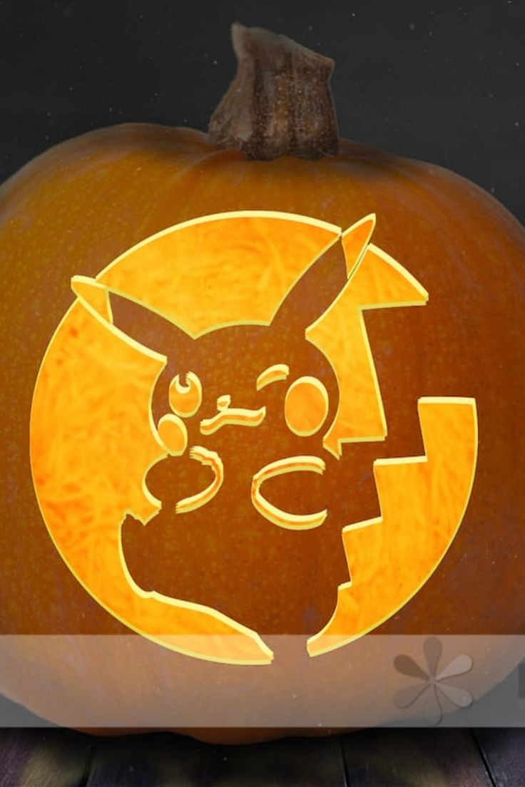 100+ Free Printable Pokemon Pumpkin Templates pertaining to Pikachu Pumpkin Carving Printable