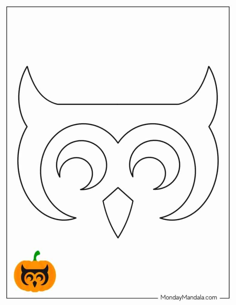 100 Pumpkin Carving Stencils (Free Pdf Printables) - Worksheets throughout Printable Owl Pumpkin Patterns