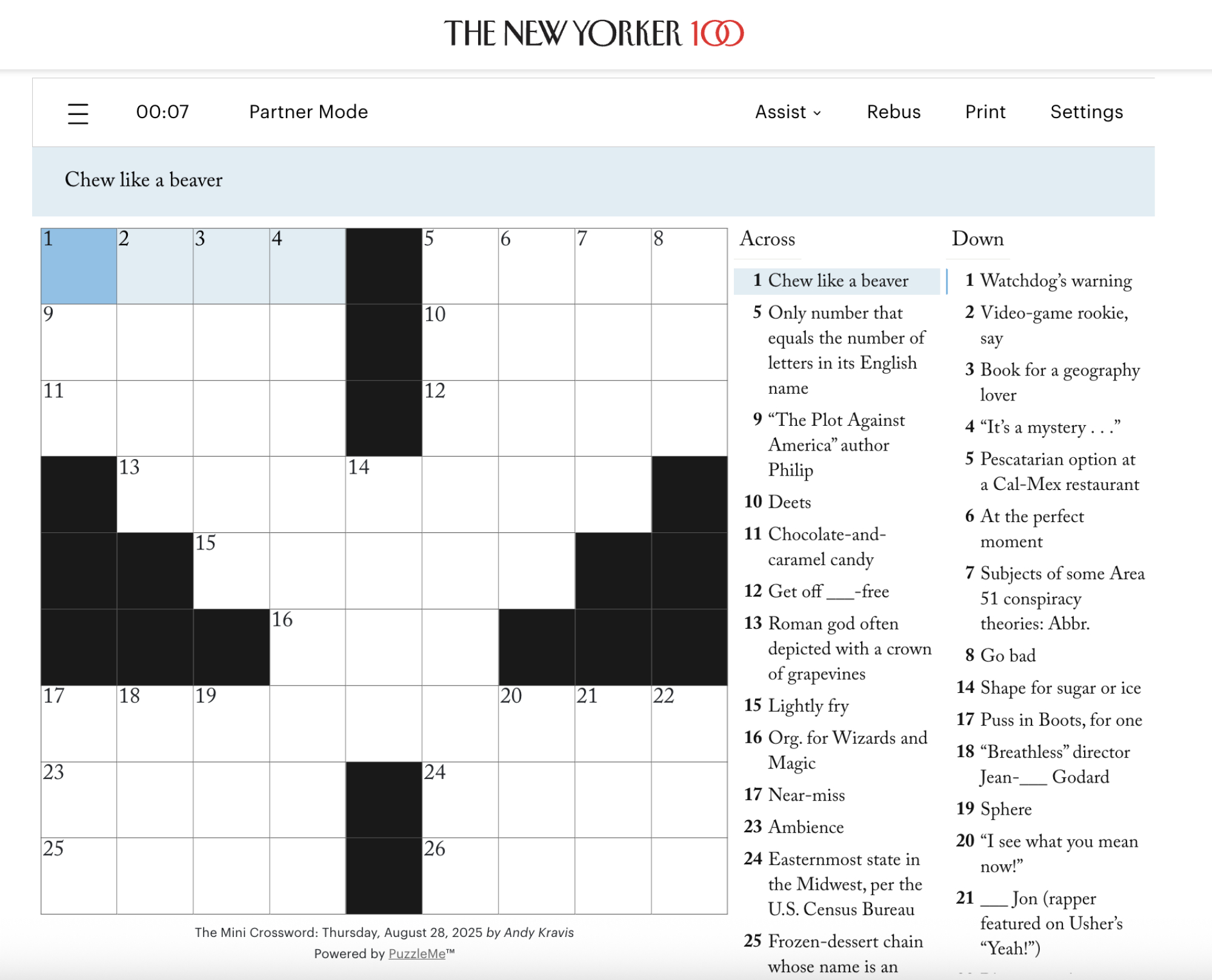 11 Free Alternatives To The Ny Times Mini Crossword Game | Mashable regarding Atlantic Mini Crossword Today Printable