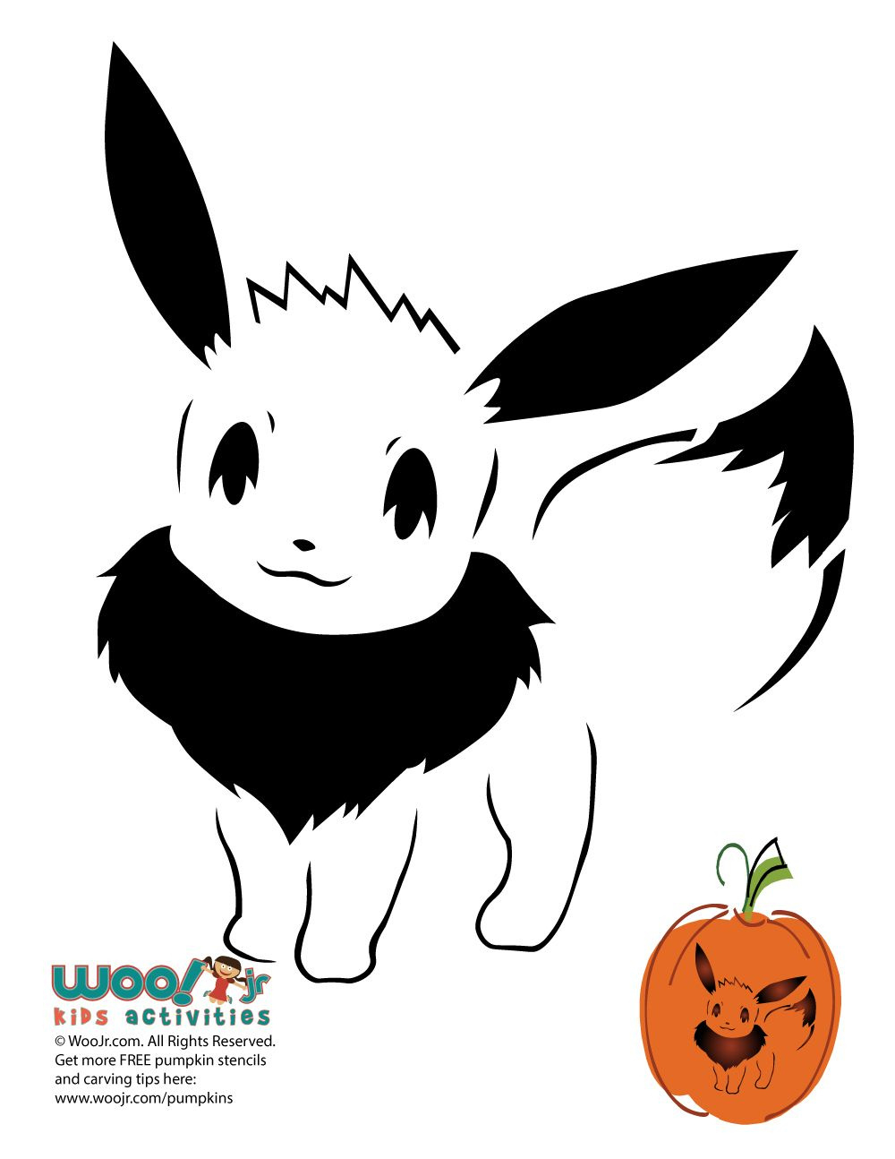 17 Best Pokemon Pumpkin Stencils Ideas To Save Today | Pokemon with Printable Umbreon Pumpkin Stencil