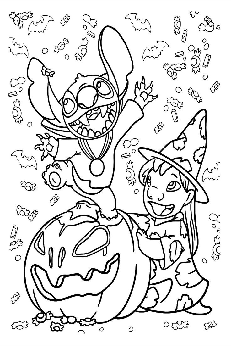 20+ Disney Halloween Coloring Pages - Free Printable Pdf &amp;amp; Online for Printable Halloween Coloring Pages Free