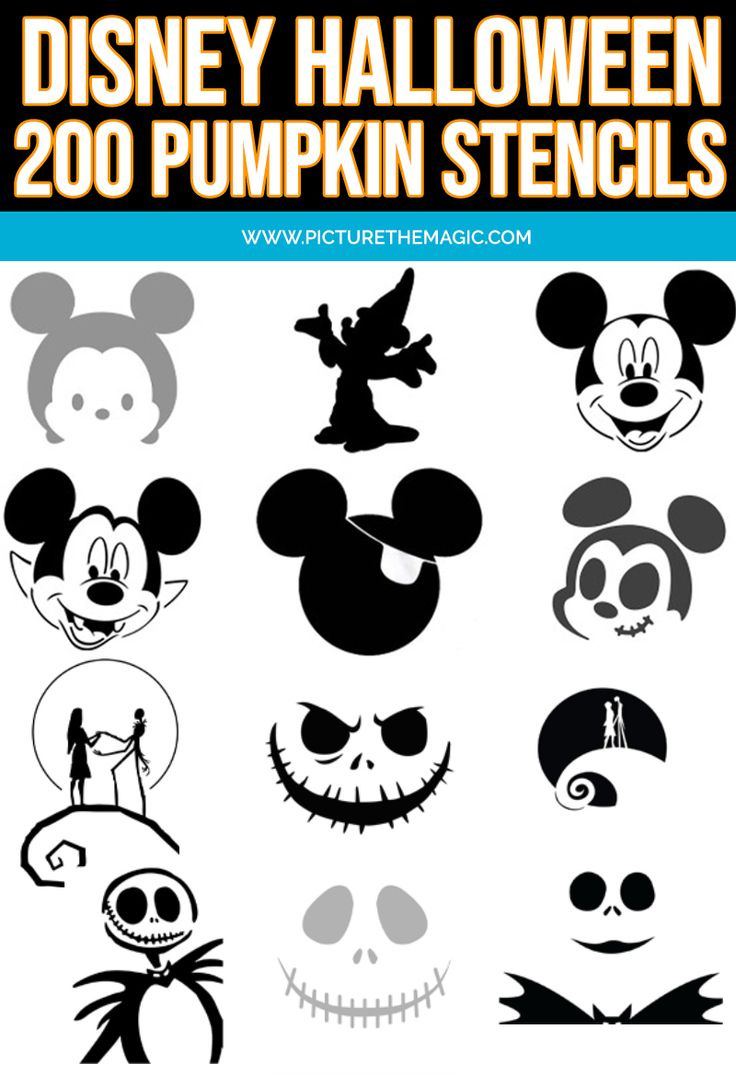 200+ Disney Pumpkin Stencils intended for Printable Pumpkin Carving Templates Disney