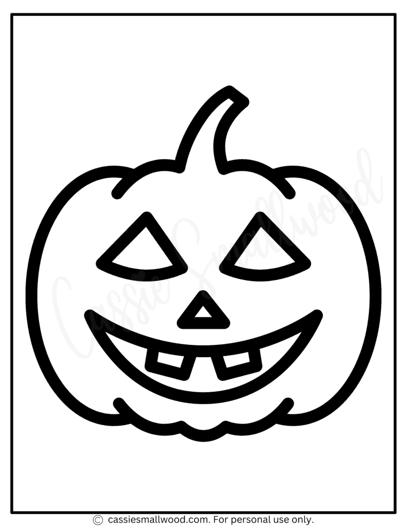 23 Awesome Pumpkin Outlines - Cassie Smallwood in Outline Of Pumpkin Printable