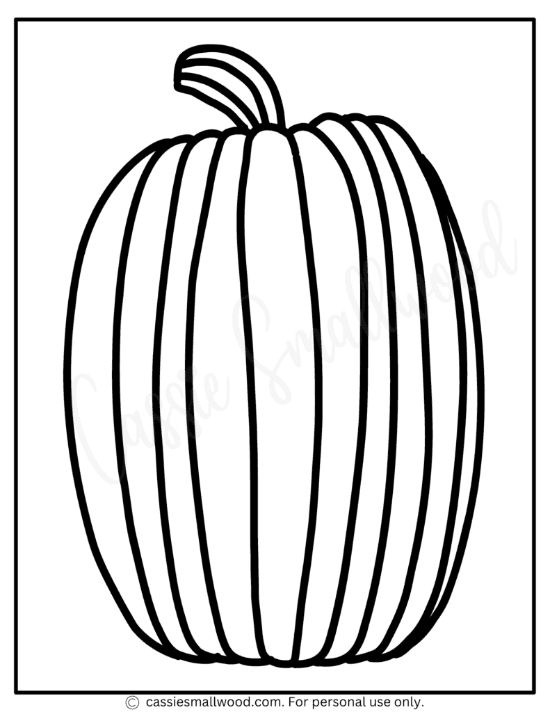 23 Awesome Pumpkin Outlines - Cassie Smallwood within Printable Large Pumpkin Template