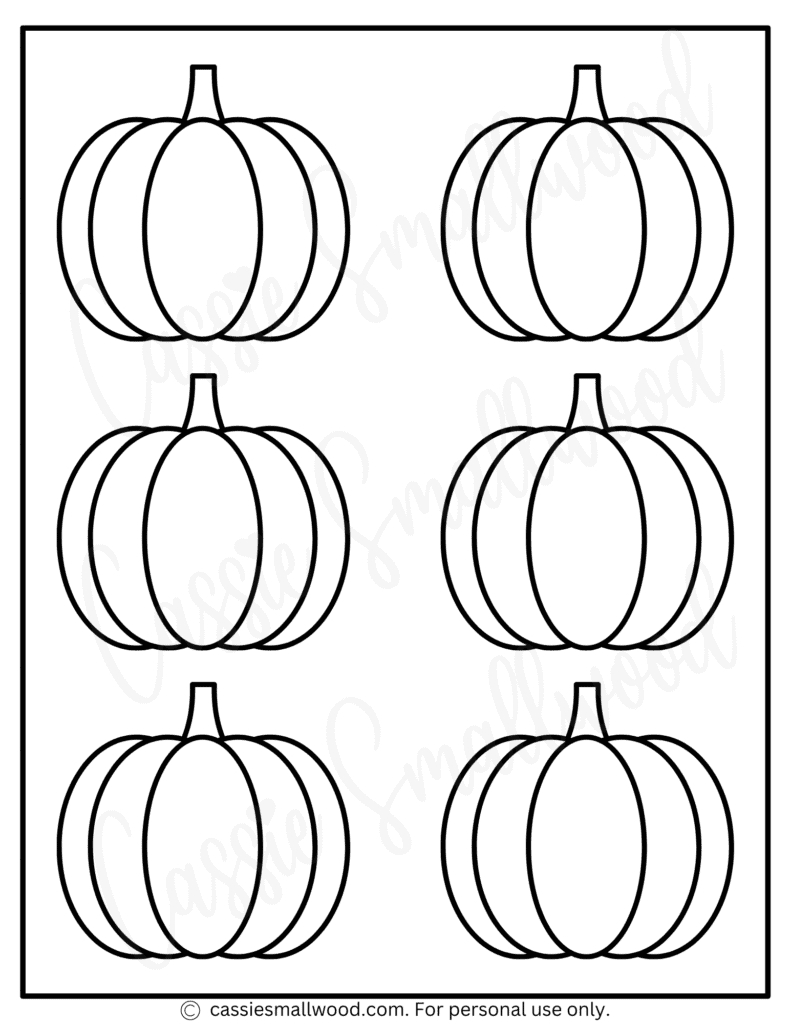 23 Awesome Pumpkin Outlines - Cassie Smallwood within Simple Pumpkin Template Printable