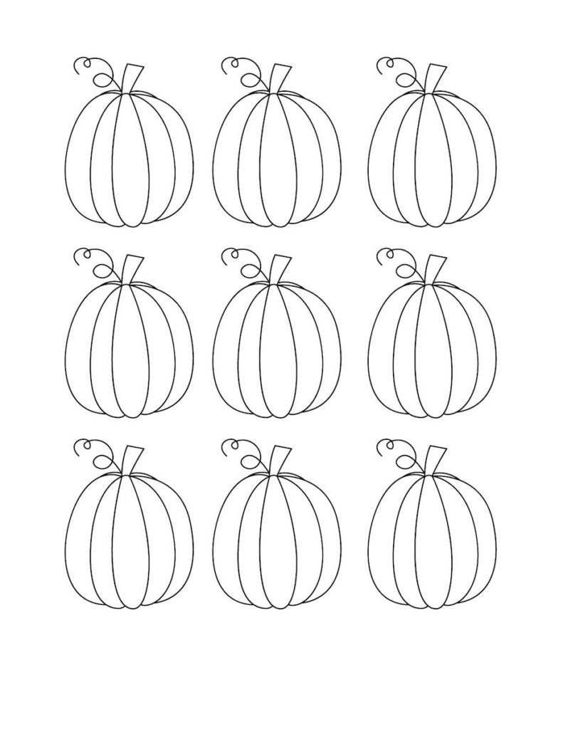 30 Blank Pumpkin Templates For Fall Crafts &amp;amp; Activities - Originalmom intended for Small Pumpkin Template Printable