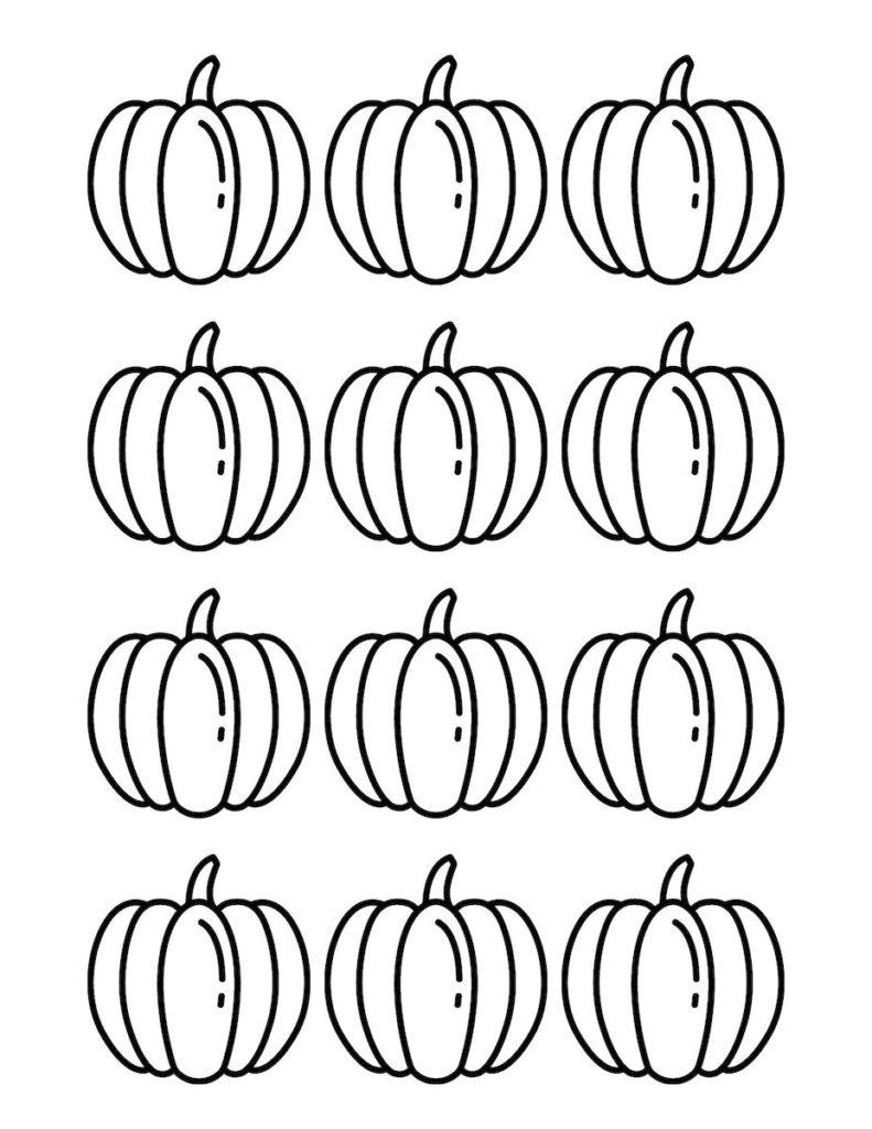 30 Blank Pumpkin Templates For Fall Crafts &amp;amp; Activities - Originalmom regarding Printable Small Pumpkin Templates