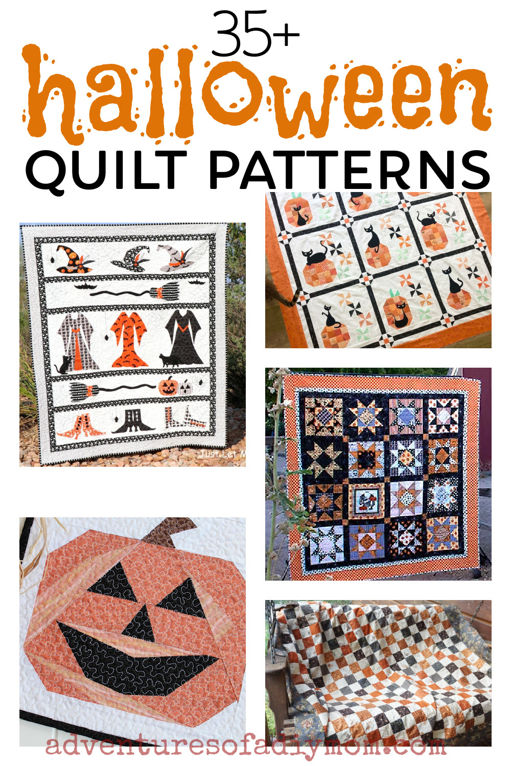 35+ Halloween Quilt Patterns (Free Patterns &amp;amp; Patterns To Buy for Free Halloween Quilt Patterns Printable