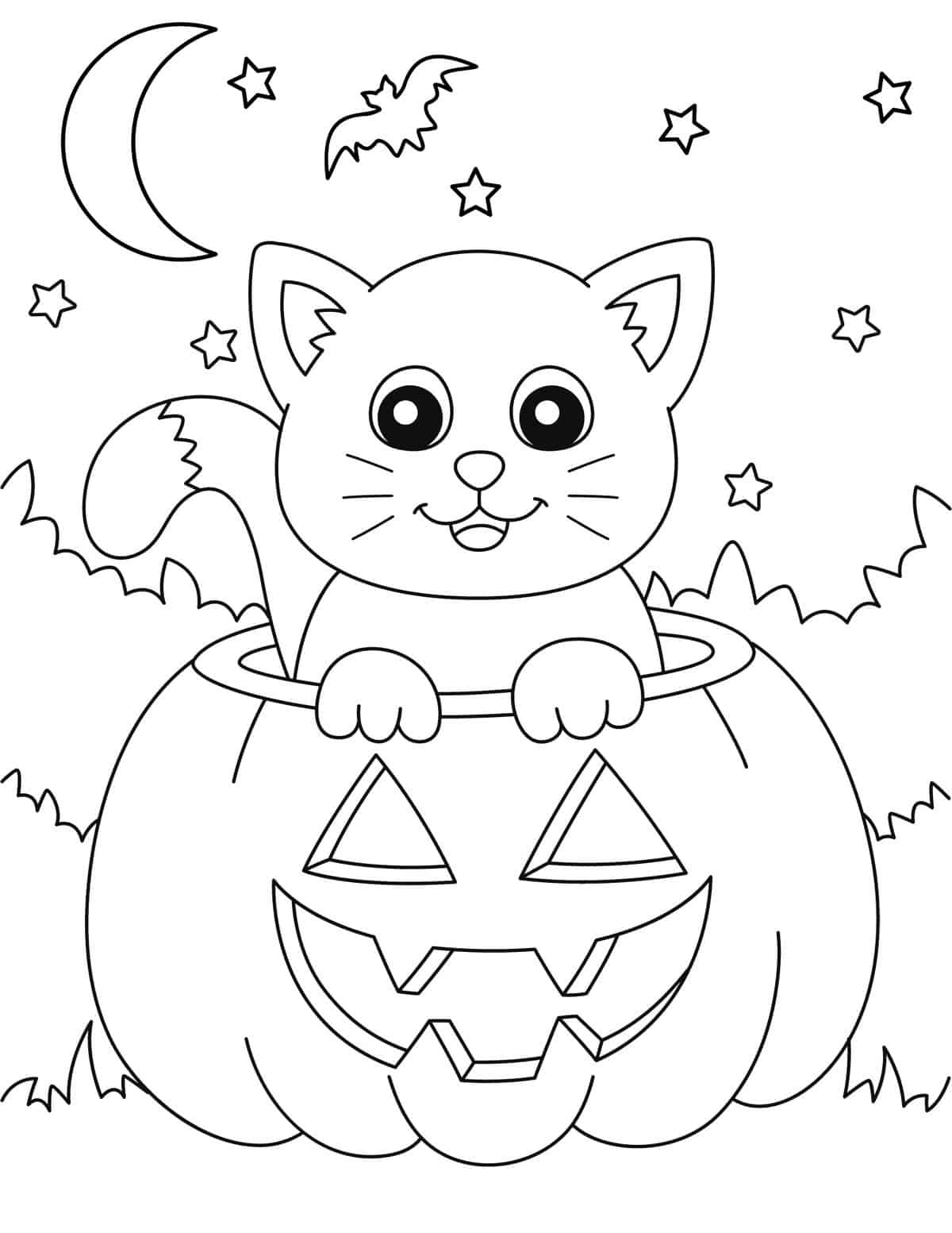 40 Free Halloween Coloring Pages For Kids And Adults - Prudent pertaining to Printable Halloween Coloring Pages For Toddlers