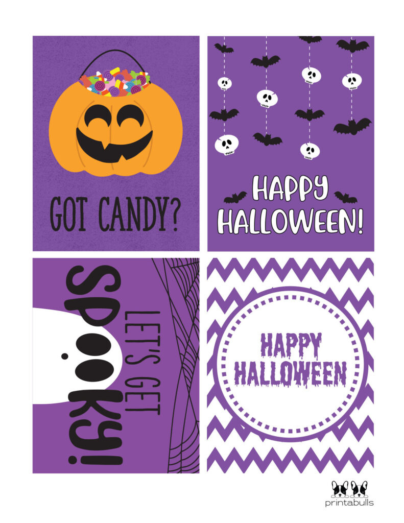 40+ Free Printable Halloween Cards | Printabulls regarding Printable Halloween Cards For Kids