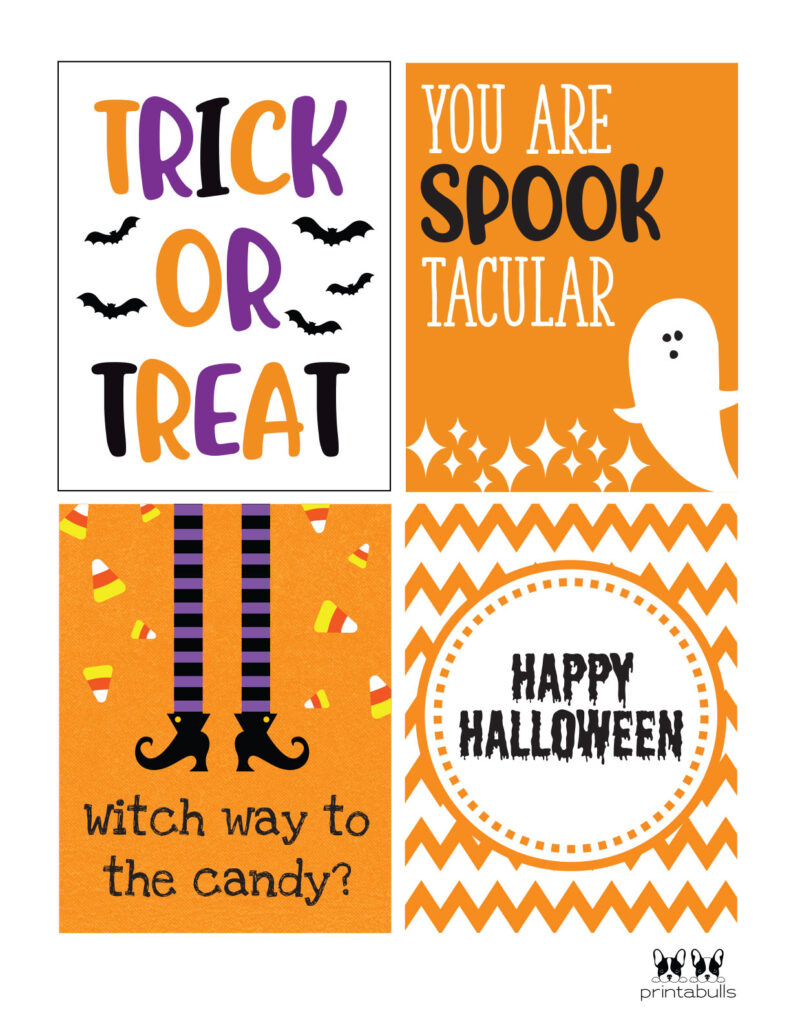 40+ Free Printable Halloween Cards | Printabulls with Printable Halloween Picture Cards