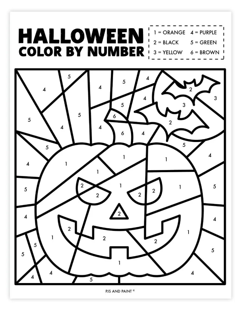 45 Free Printable Halloween Games And Activities - Pjs And Paint pertaining to Free Printable Halloween Images For Kids