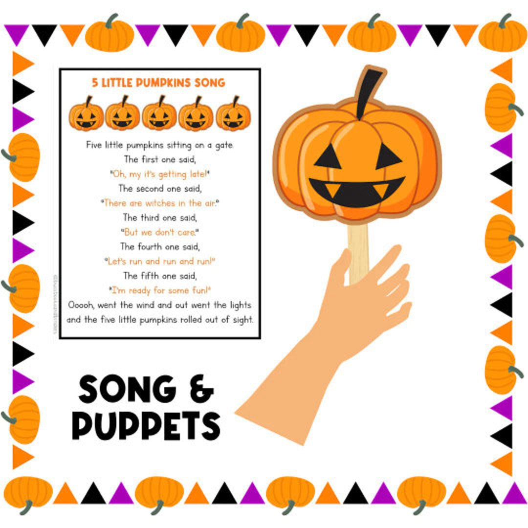 5 Little Pumpkins Song | Halloween Songs | Toddler Preschool intended for Five Little Pumpkins Book Printable