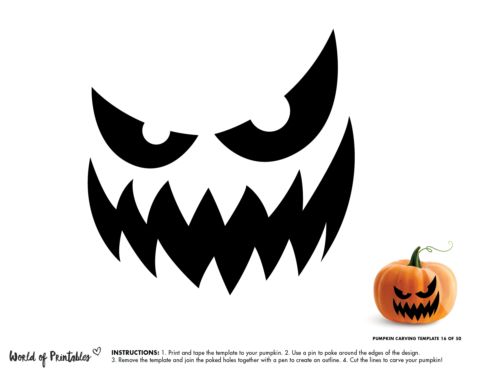 50 Easy Pumpkin Carving Stencils + The Ultimate Guide To Pumpkin regarding Scary Pumpkin Carving Printables