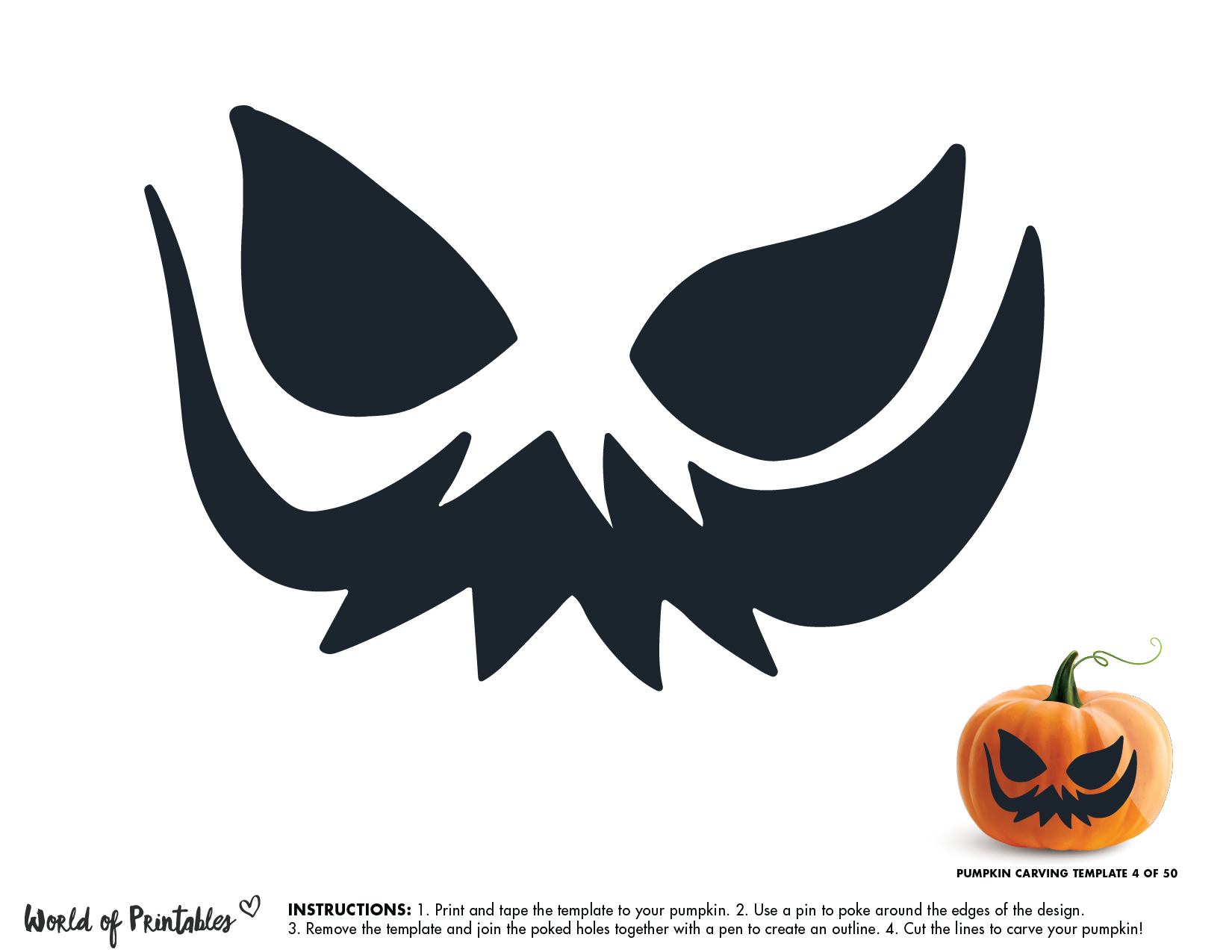 50 Easy Pumpkin Carving Stencils + The Ultimate Guide To Pumpkin throughout Free Printable Pumpkin Carving Stencils Patterns Designs